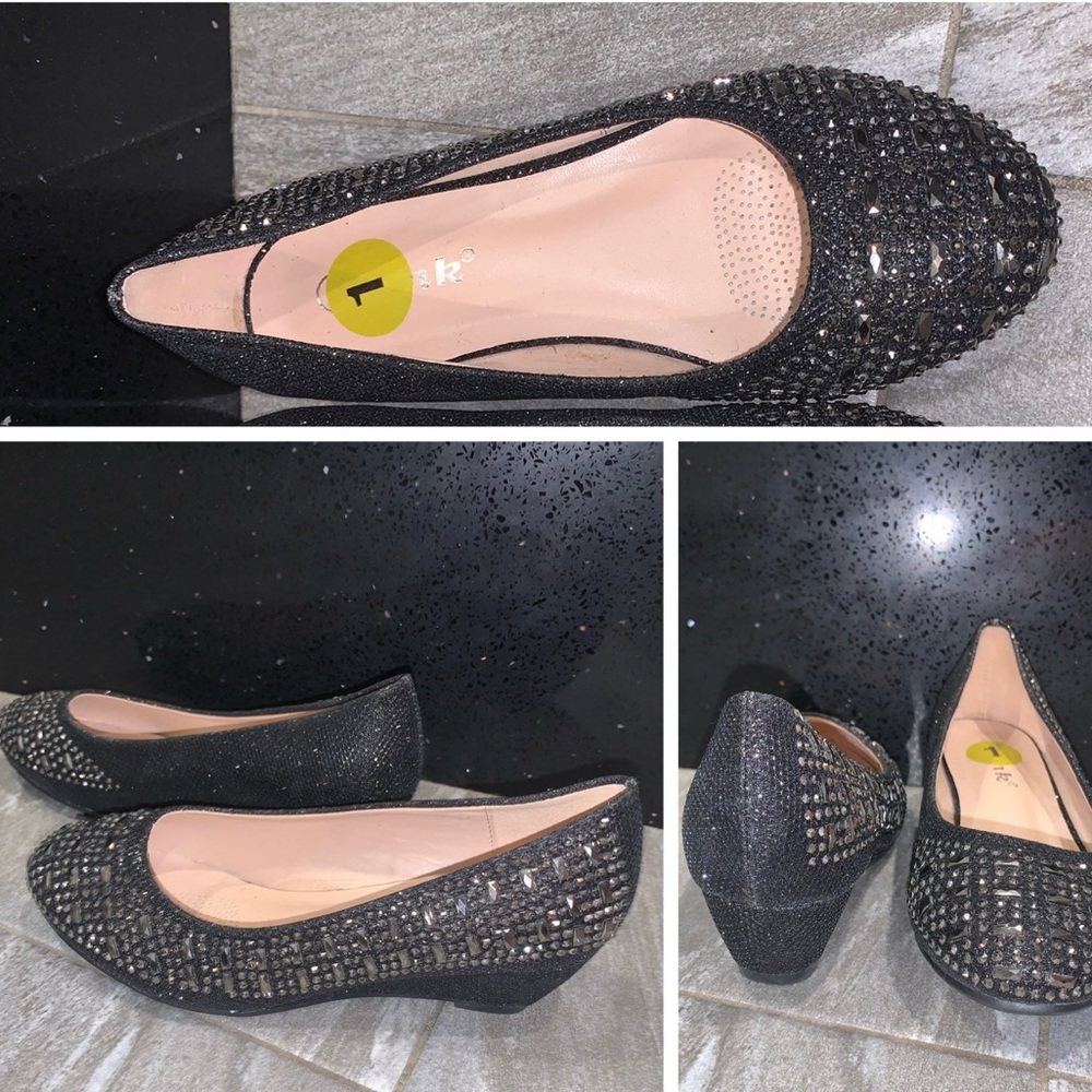 Link Gorge Wedge Dress Shoes for Little Girl 1Y